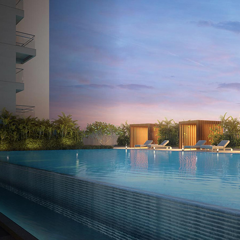 Godrej Sunrise Estate Swimming Pool View 1